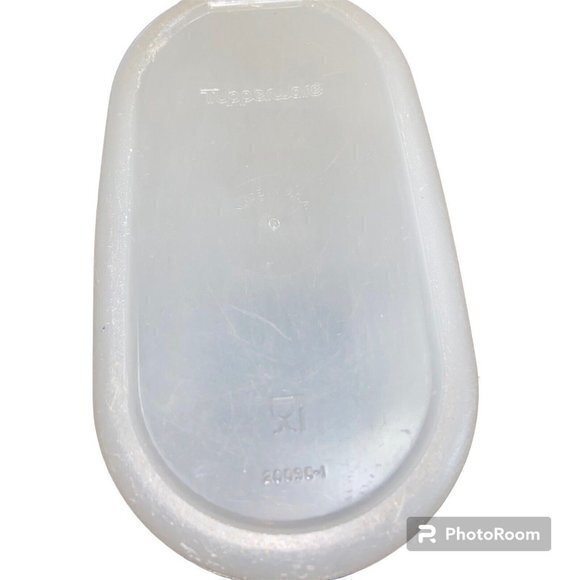 Custom Tupperware Slim Line 2 Quart Pitcher  Purple Flip Top Lid 2009C-1 2010B-4 - Picture 5 of 6